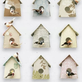 Papier peint Birdhouse