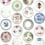 Papel pintado Porcelain Studio Ditte Colorful Porcelain-wallpaper-Colorful