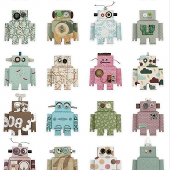 Papel pintado Robot