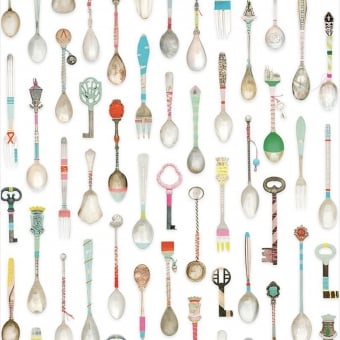 Papel pintado Teaspoons