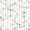 Tapete Teaspoons Studio Ditte Multicolore teaspoon-wallpaper