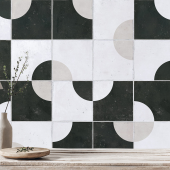 Luna Patchwork Porcelain stoneware