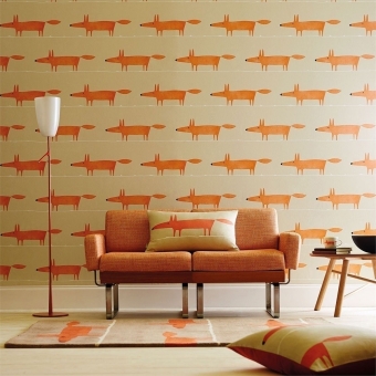 Mr Fox Wallpaper Auburn Scion