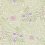 Papel pintado Larkspur Morris and Co Olive Lilac DARW212555