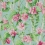 Elena Wallpaper Manuel Canovas Rose/Aqua 03114-02