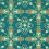 Velluto Emerald Forest Clarke and Clarke Teal Velvet F1585/02