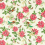 Pink Lotus Fabric Clarke and Clarke Ivory F1602/01