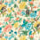 Sapphire Garden Fabric Clarke and Clarke Ivory F1603/01