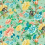 Sapphire Garden Fabric Clarke and Clarke Minéral F1603/02