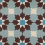 Piastrella di cemento Safi Roz De Tegel Ivory, Dark Chocolate, Celeste Blue Safi-roz1-ocean-blue-20x20-1.6