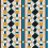 Papel pintado Bari Coralie Prévert Bleu 006-W021