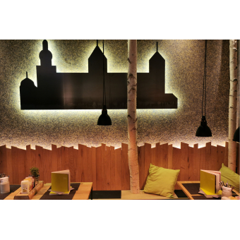 Revestimiento mural Alpage & Pieds d'Alouette