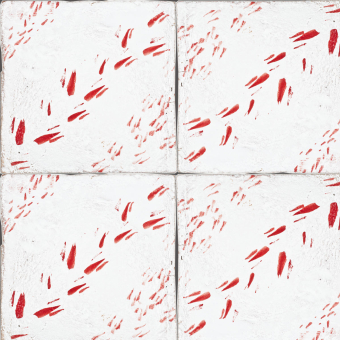 Orme square Tile Red Slowtile