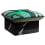 Hopi Black Marble Ottoman La Chance Vert LC590201