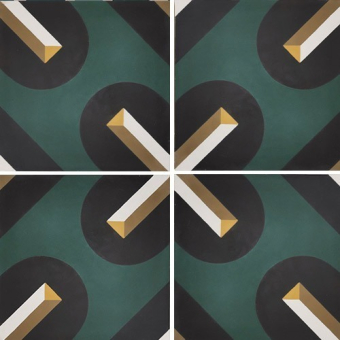 Wax cement tile