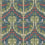 Birds & Cherries Wallpaper GP & J Baker Indigo BW45100.5