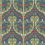 Carta da parati Birds & Cherries GP & J Baker Indigo BW45100.5