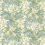 Trumpet Flowers Wallpaper GP & J Baker Blue/Green BW45103.2