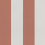 Larges Rayures Wallpaper Nobilis Brique MNT13