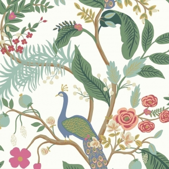 Peacock Wallpaper Rouge Rifle Paper Co.