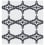 Mosaik Belgirate Vidrepur White/Black COMPO BELGIRATE_WHITE-910/903