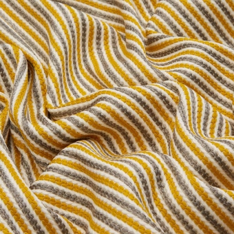 Candy Stripe Harlow Outdoor Fabric Fennel Liberty
