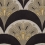 Deco Scallop Multi Fabric Liberty Pewter Dark 07952101N