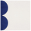 Carreau Alfabetile B Mavi Ceramica Cobalt/Blanc alfabetile_b_20x20