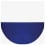 Baldosa Alfabetile U Mavi Ceramica Cobalt/Blanc alfabetile_u_20x20