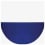 Carreau Alfabetile U Mavi Ceramica Cobalt/Blanc alfabetile_u_20x20