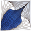 Baldosa CeramicOp Tipo 4 Mavi Ceramica Cobalt/Blanc Ceramicop_tipo3_40x40
