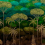 Carta da parati panoramica Ciel Tropical Arte Emerald Forest 97652
