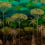 Carta da parati panoramica Ciel Tropical Arte Emerald Forest 97652