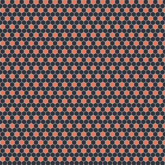 Mosaico Bari Orange/Black Vidrepur