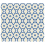 Turin Mosaic Vidrepur Blue/Yellow COMPOSICION TURIN