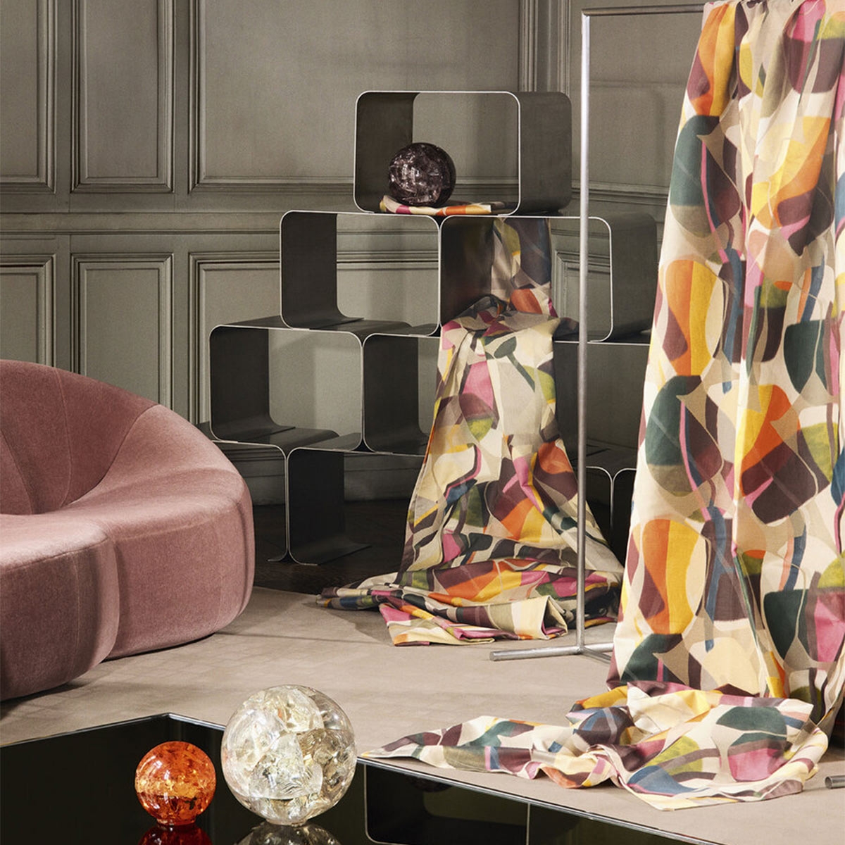 ラジウム　ワンダー・シーツ Grand Leaves Fabric - Zimmer + Rohde