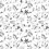 Panoramatapete Chance Bien Fait Noir Blanc BF-CHA-REG-SM