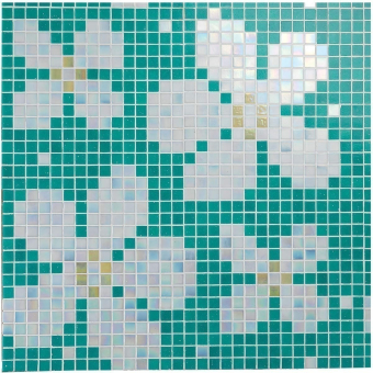 Margherite Mosaic Aquamarina Vitrex