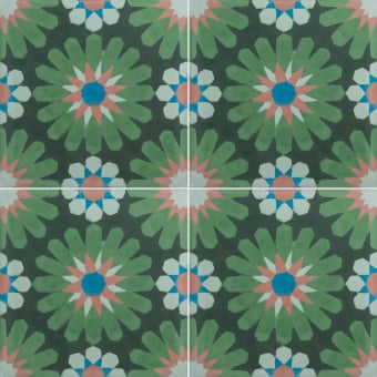 Gerbera cement Tile