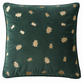 Coussin Firefly Emerald Clarke and Clarke