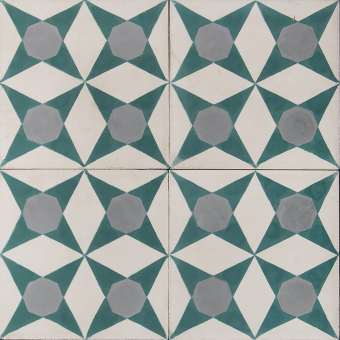 Origami cement Tile Aquarelle Marrakech Design