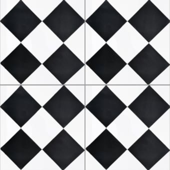 Damier cement Tile