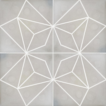 Tapis carreaux ciment Réseau rectangle