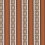 Chain Stripe Fabric Rubelli Burnt Orange 30503-3
