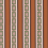 Tela Chain Stripe Rubelli Burnt Orange 30503-3