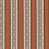 Tessuto Chain Stripe Rubelli Burnt Orange 30503-3