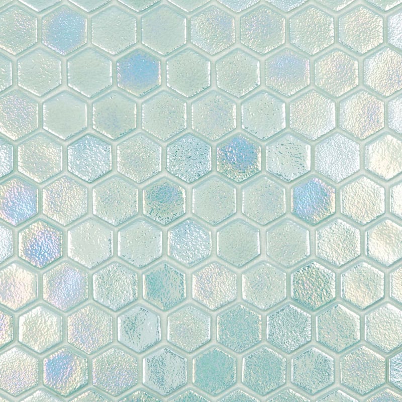 Mosaico Shell Hex Vidrepur