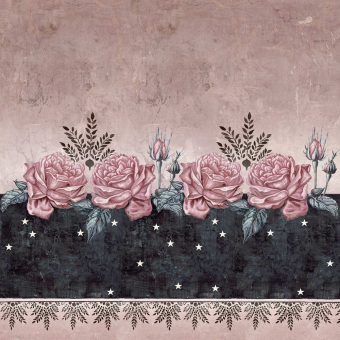 Wandverkleidung Rosa Di Sera Rose Wall&decò