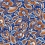 Manon Wallpaper Maison Martin Morel Blue MMM-407-BLU