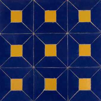 Mosaik Lucarne Bleu De Tegel